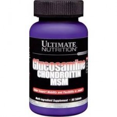Glucosamine & Chondroitin + MSM 90 таб. Ultimate Nutrition